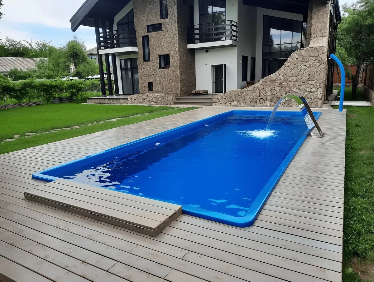 Композитный бассейн Laguna 9 — вид сверху в Кемерово