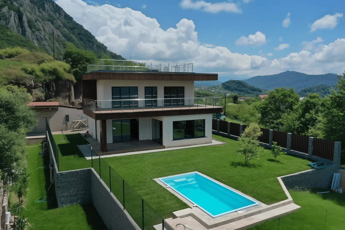 Композитный бассейн Laguna 6 — визуализация в Кемерово