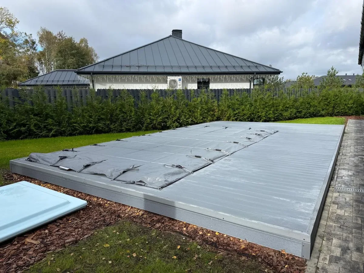 Покрывало Laguna Cover Mesh — установка в Кемерово