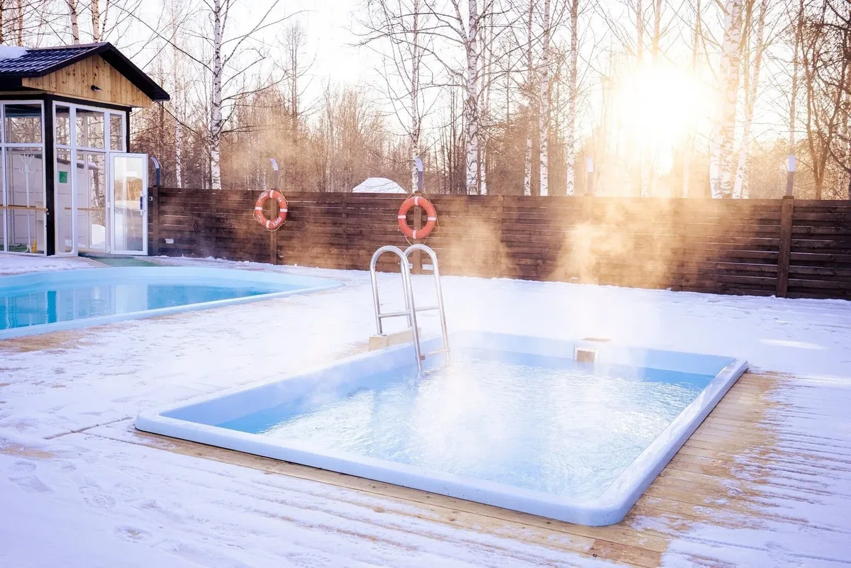 Композитный бассейн Laguna 4 — установка в Кемерово