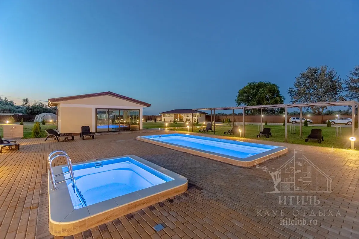 Композитная купель Laguna 3 — установка в Кемерово